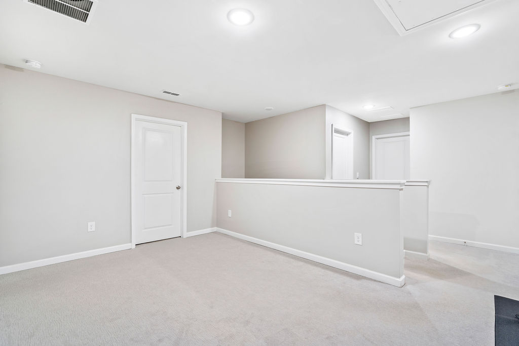 Upper level landing and hallway